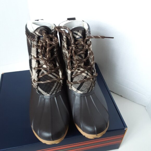 Pendleton Women's Winter Duck Boot size 6M Plaid Shoes - Picture 1 of 11
